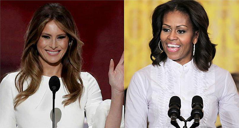 Melania Trump es acusada de plagiar parte del discurso de Michelle Obama