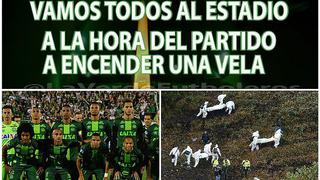 Chapecoense: realizan conmovedora iniciativa en redes tras la tragedia