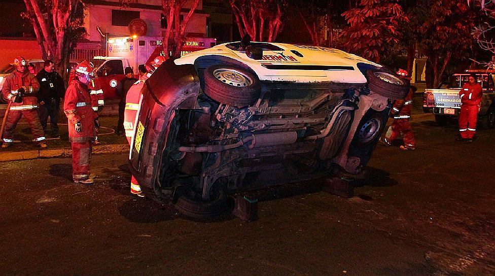 La Molina: Vehículo de 'Liderman' choca con taxi y asusta a vecinos  