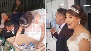 Recién casados regalan la comida de su boda a hospital infantil | VIDEO