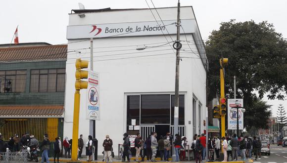 Banco de la Nación destaca las modalidades para cobrar el Bono Familiar Universal (foto referencial).