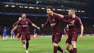 ​Barcelona, con gol de Messi, empata 1-1 al Chelsea en Stamford Bridge