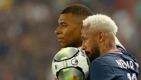 Neymar y Mbappé discutieron por un penal en el partido ante Montpellier. (Foto: AFP)