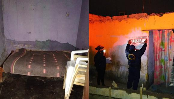 Autoridades encuentran a diez personas dentro de prostíbulo clandestino en Cañete