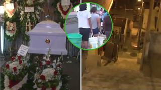 Mamita muere cuando cargaba balde con agua a su vivienda en SJL (VIDEO)