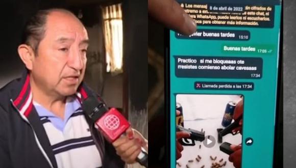 Chef Javier Vargas, dueño de la cadena de cevicherías Piscis, es víctima de extorsionadores. (Captura: América Noticias)