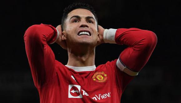 Cristiano Ronaldo reaccionó contra hincha tras derrota de Manchester United. (Foto: AFP)
