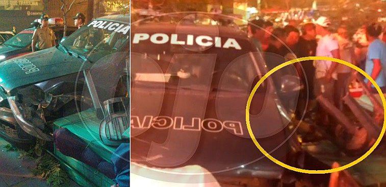 Patrullero de la PNP se estrella y atropella a vendedora ambulante en Independencia (FOTOS y VIDEO)