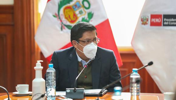 El presidente del Consejo de Ministros, Vicente Zeballos, afirmó que aumentarán 3.000 equipos de refuerza rápida. (Foto: Andina)