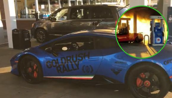 Pequeño descuido conlleva destino final a lujoso Lamborghini (VIDEO)
