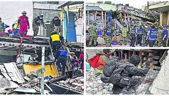 Terremoto en México: rescatistas no paran y buscan sobrevivientes 