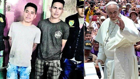 Delincuentes piden que el papa Francisco les cambie la vida 
