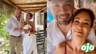 Tilsa Lozano agarra el bouquet en boda y le reclama a Jackson Mora: “se hace el huev...”