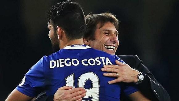 Antonio Conte ama a Diego Costa y asegura que seguirá en el Chelsea