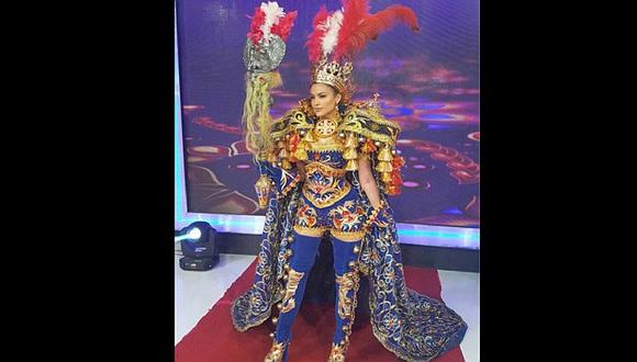 Milett Figueroa luce este traje típico y ¿todavía sueña con ser Miss Perú?