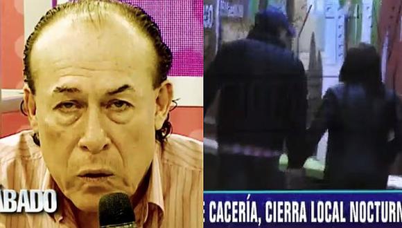 Enrique Espejo "Yuca" es ampayado saliendo de un bar con "amiguita" | VIDEO