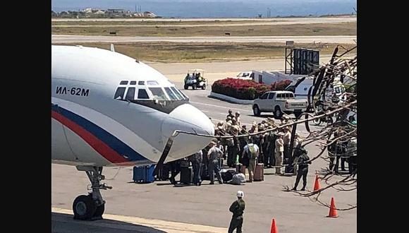 Dos aviones rusos llenos de militares aterrizan en Venezuela (FOTOS)
