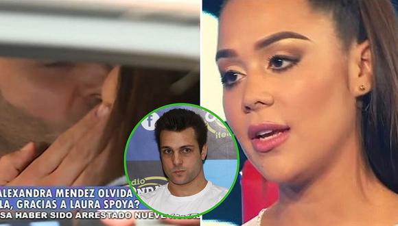 Alexandra Méndez olvida a Nicola Porcella y es captada besando a guapo extranjero│VIDEO