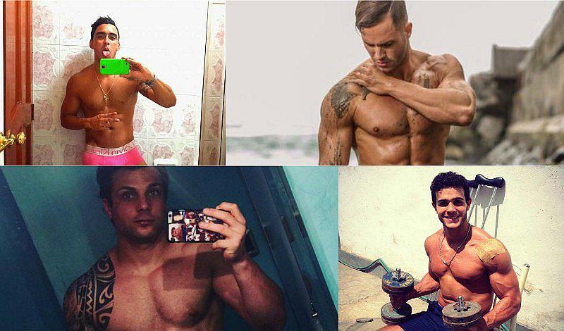 ¿Exhibicionismo? 5 chicos reality que abusan de los semidesnudos en sus fotos
