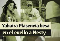 Yahaira Plasencia es captada besando en el cuello a cantante Nesty