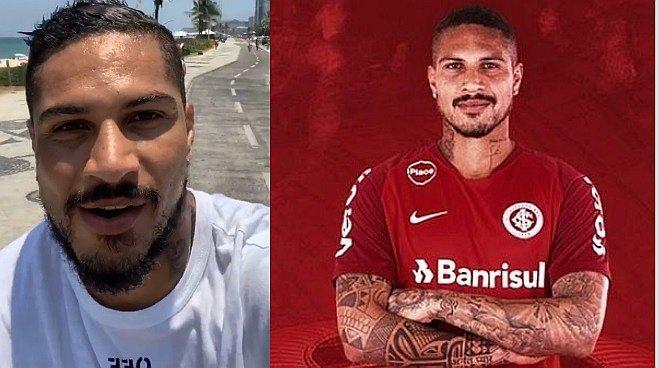 Paolo Guerrero llegó a Brasil para reintegrarse en su club el Inter de Porto Alegre (VÍDEO)