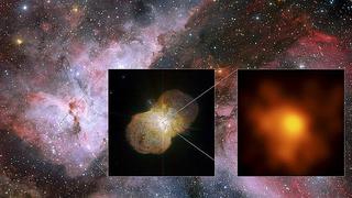 Captan fuertes choques de viento en sistema estelar Eta Carinae 