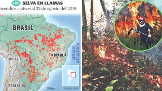 Humo que emana de incendios forestales en la Amazonía llega al Perú 