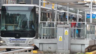 Metropolitano: Servicio en rutas troncales podría quedar suspendida desde mañana