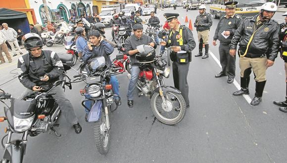 Sicarios en moto con los días contados con operativo de la PNP
