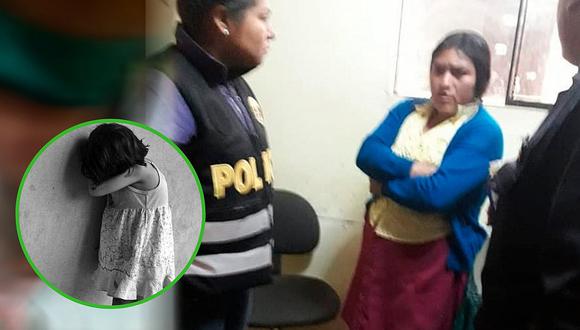 Mujer es detenida por golpear con palo a su hijastra de 7 años