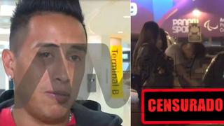 Christian Cueva pide disculpas tras orinar en aeropuerto: “Me pasé un poco de tragos” | VIDEO 