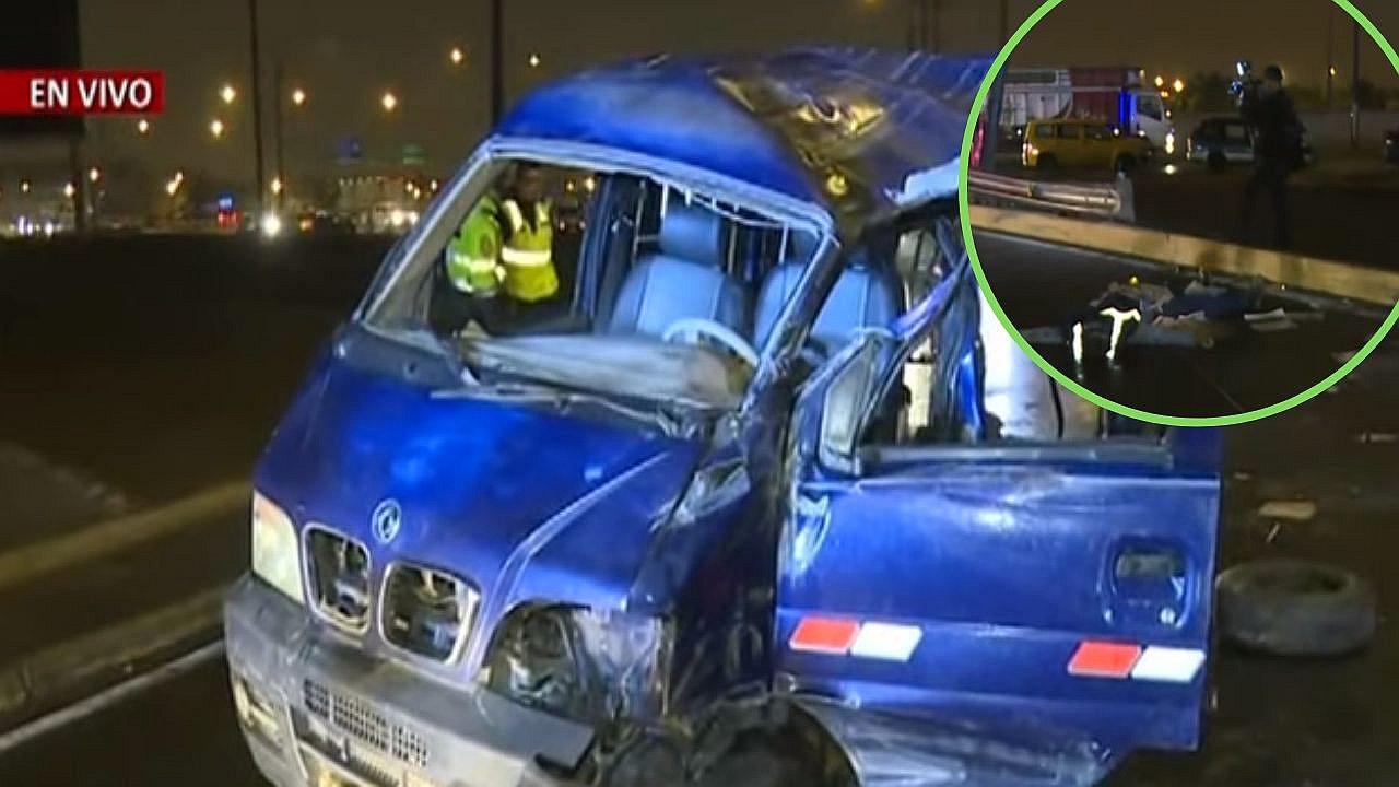 Dos muertos y un herido en accidente de tránsito en Los Olivos | VIDEO