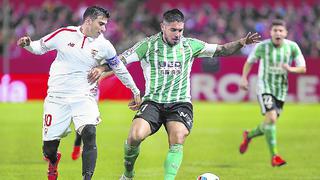 El Real Betis del “Loco” Vargas es goleado 4-0 por el Sevilla