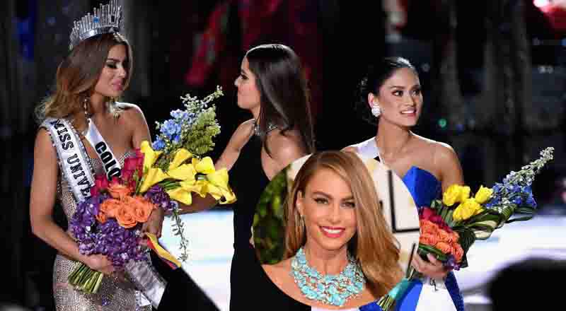 Sofía Vergara apoya a Miss Colombia tras error en Miss Universo 2015  