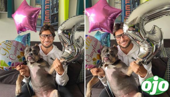 Andrés Wiese festeja cuatro añitos de su perrita Mentita. Foto: (Instagram/@andreswiese_r)