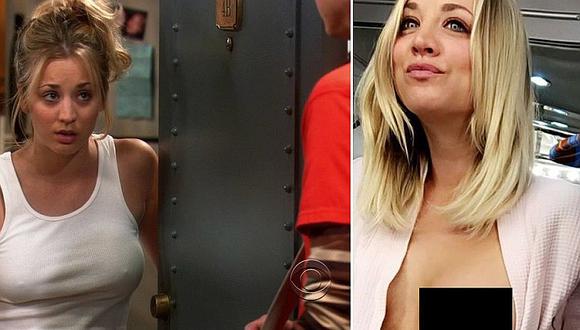 ​Kaley Cuoco se destapa y sorprende con topless en Snapchat