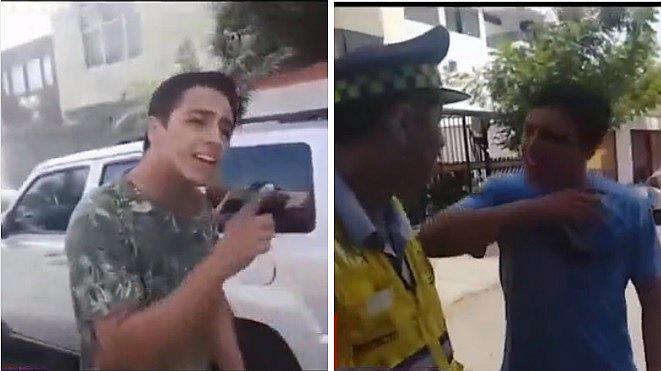 Agresor de inspectores de tránsito será denunciado por la municipalidad  de San Isidro (VIDEO)