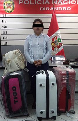 Callao: Detienen a peruana que intentó llevar droga a España (FOTOS)