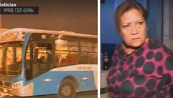 San Martín de Porres: mujer es acusada de empujar a su esposo contra bus en movimiento