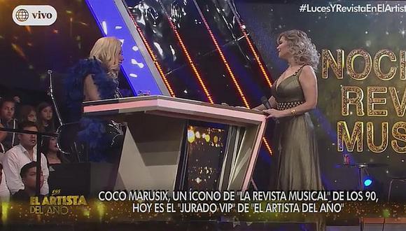 Coco Marusix regresó a las pantallas de la TV como invitada especial de Gisela 