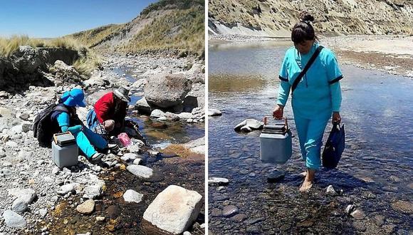 Enfermeras cruzan ríos y caminan por horas para poder vacunar a niños en Cusco 
