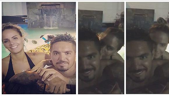 Juan Manuel Vargas y Blanca Rodríguez se muestran cariñosos en piscina (VIDEO)