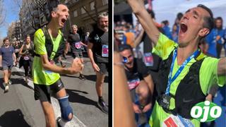  Hombre con parálisis cerebral y discapacidad física de 76% hace historia al terminar maratón