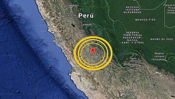Fuerte sismo de magnitud 5.5 sacudió Huancavelica esta madrugada y se sintió en Lima