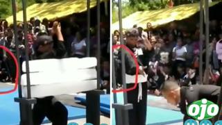 Profesor de Karate se parte el brazo en plena demostración (VIDEO)