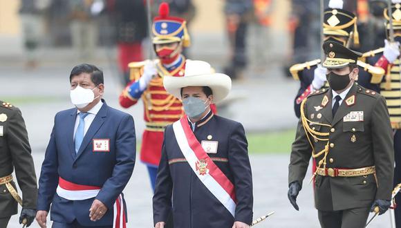 Pedro Castillo saludó a las Fuerzas Armadas en el bicentenario de la creación del Ejército. (Foto: Andina)