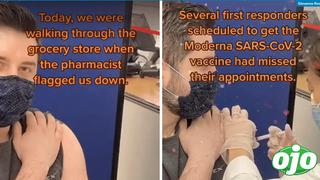 Joven es vacunado del Covid-19 de manera inesperada: Ocurrió cuando fue al supermercado 