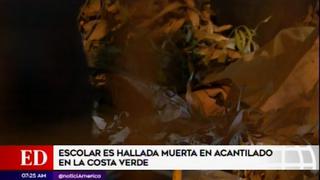 Menor fue hallada muerta en acantilado de la Costa Verde | VIDEO  