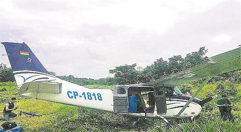 Oxapampa: Derriban avioneta con más de 70 kilos de droga
