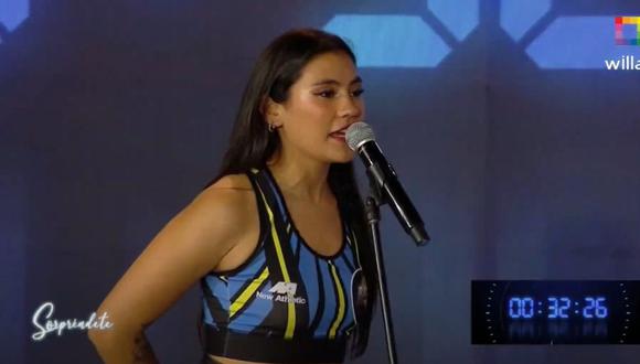 Camila Heredia es la nueva competidora de "Esto es Bacán". (Foto: captura Willax TV)